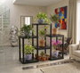 Hanah Home Sakura - Estantería Plástica Multiusos Negro
